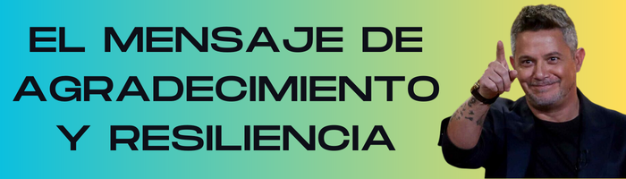 El último tweet de agradecimiento y resiliencia de Alejandro Sanz